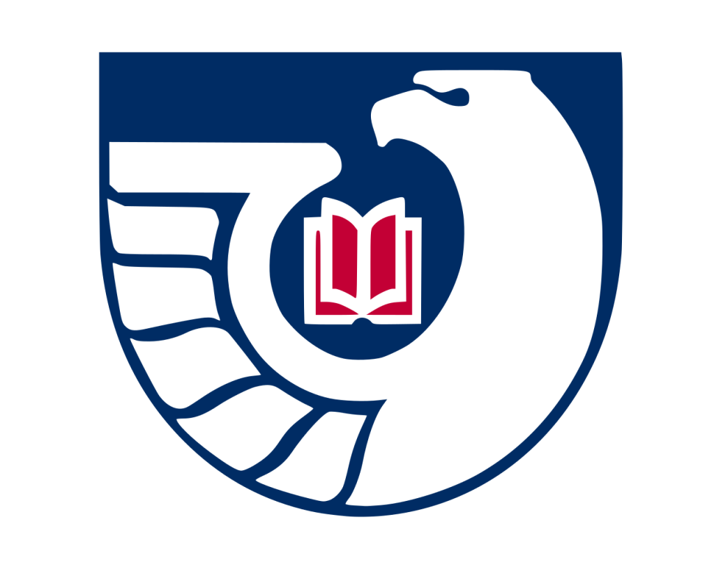 US Federal Depository Logo- Eagle nestling a book