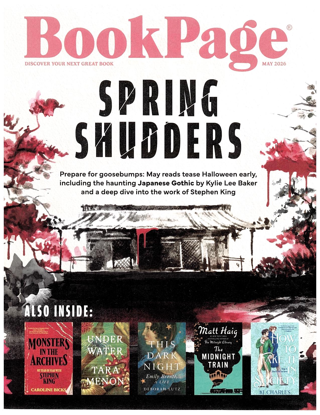 BookPage Cover - Spring Shudders - Prepare for goosebumps: